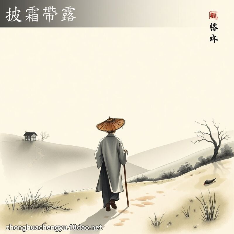 披霜帶露 配图