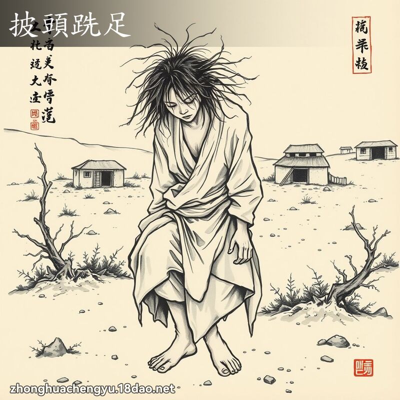 披頭跣足 配图