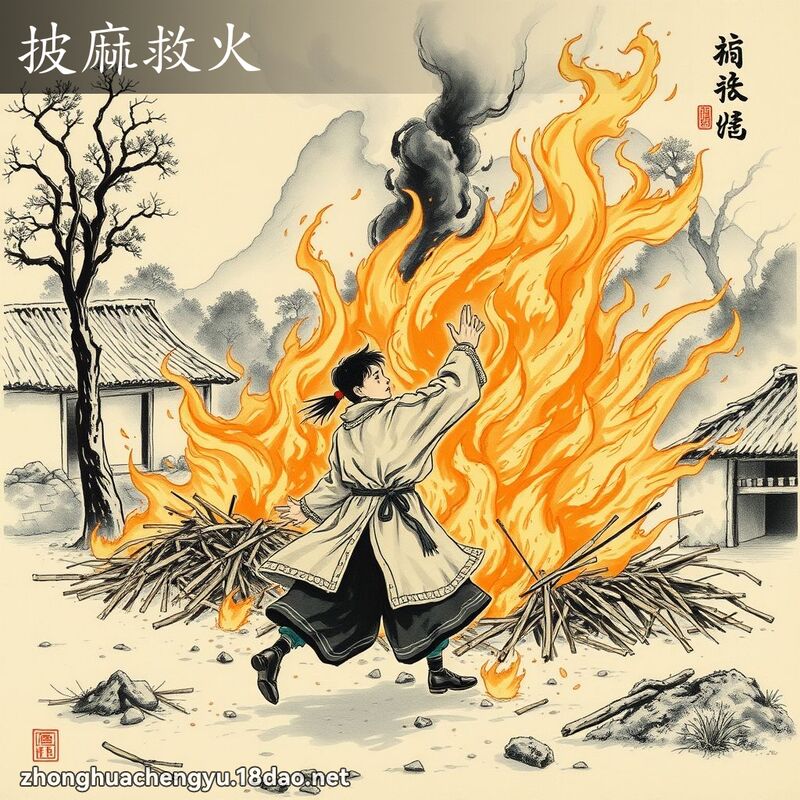 披麻救火 配图
