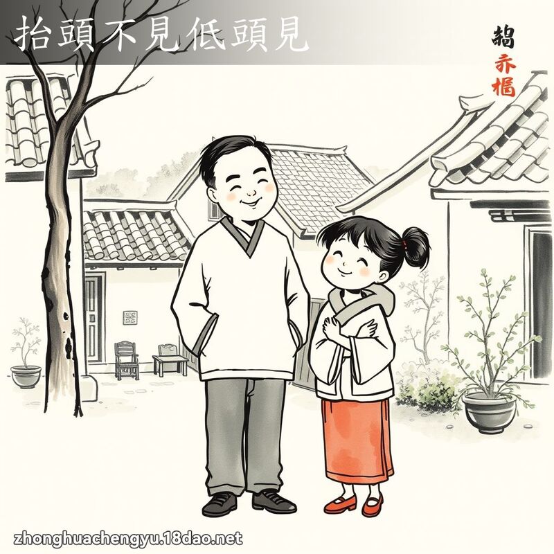 抬頭不見低頭見 配图