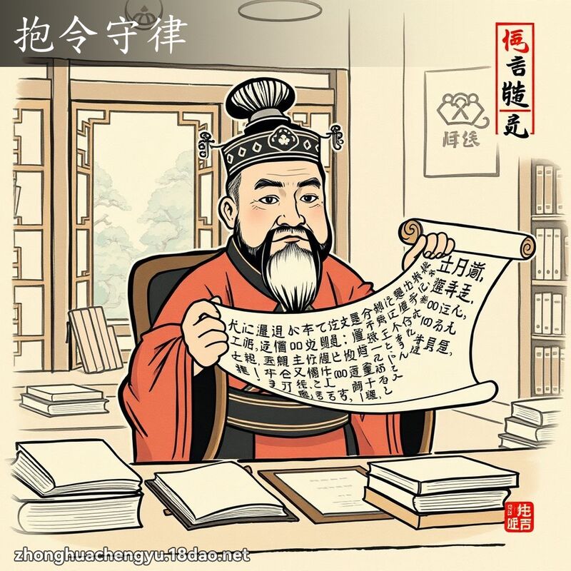 抱令守律 配图