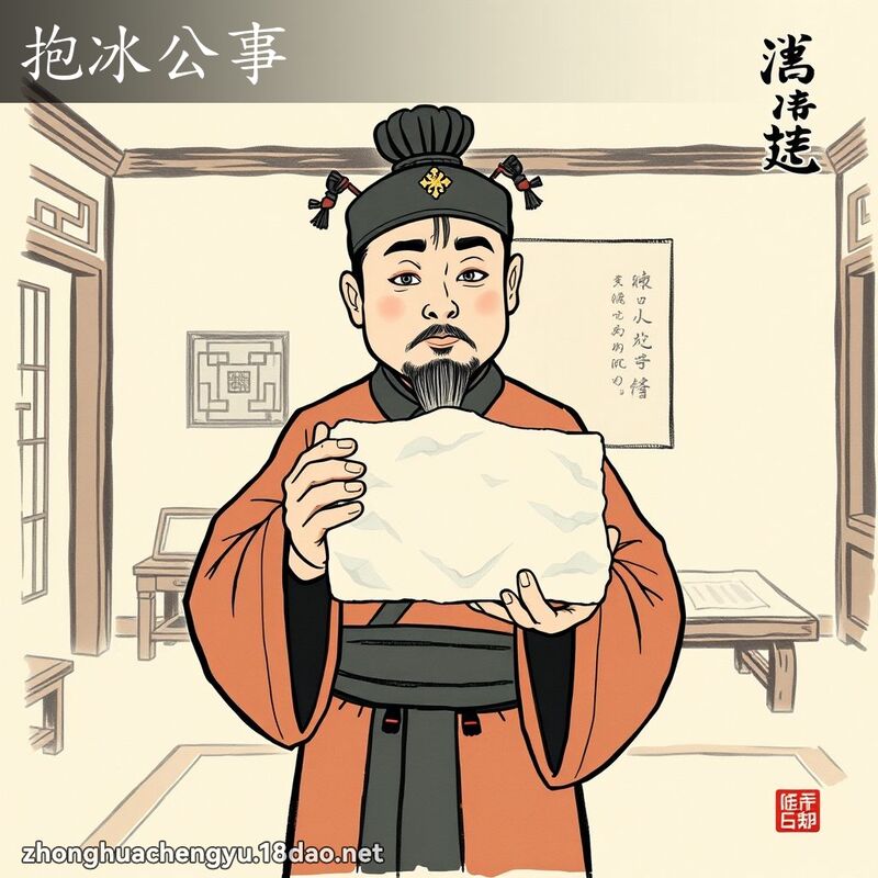 抱冰公事 配图