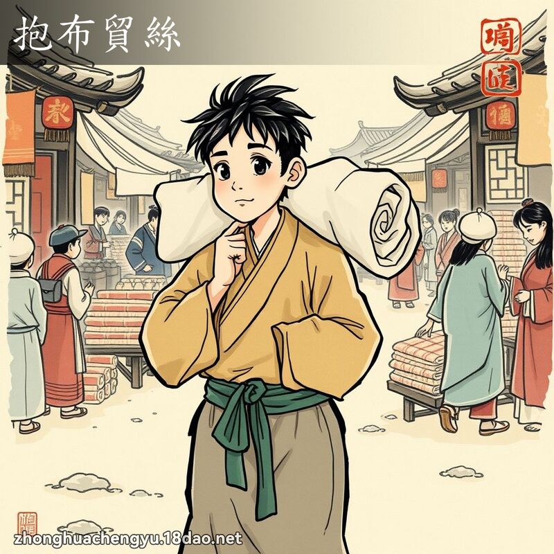 抱布貿絲 配图