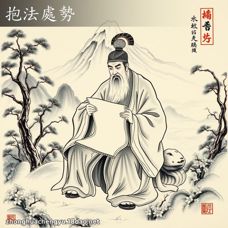 抱法處勢 配图