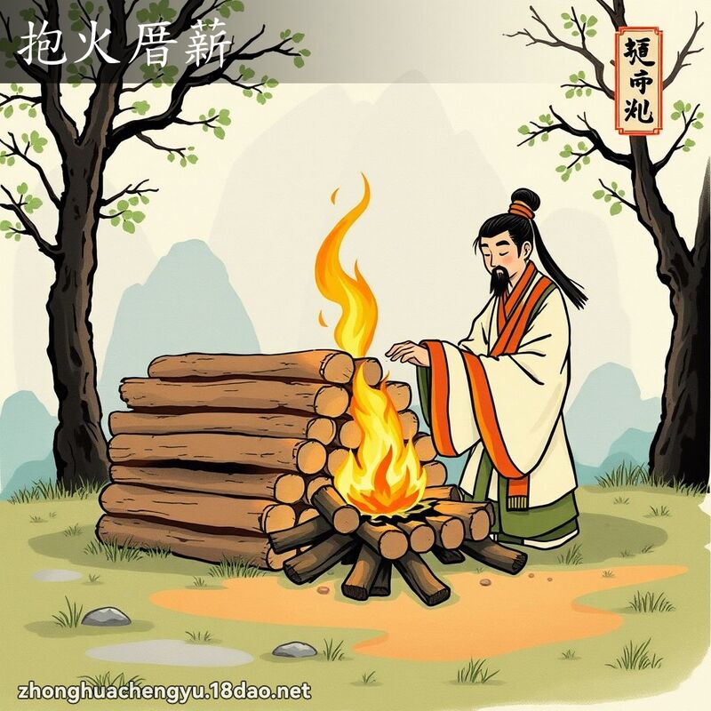 抱火厝薪 配图