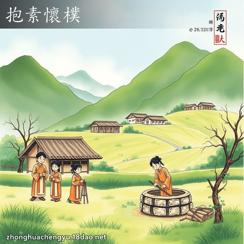 抱素懷樸 配图