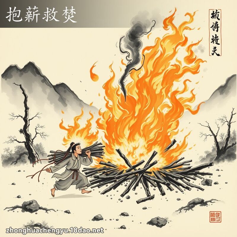 抱薪救焚 配图