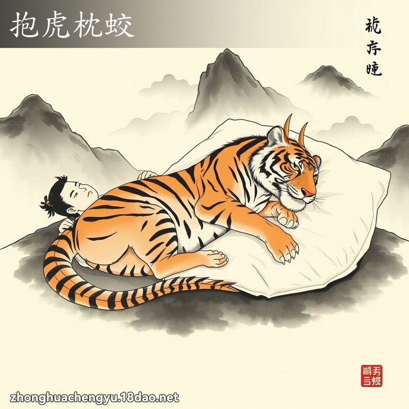 抱虎枕蛟 配图