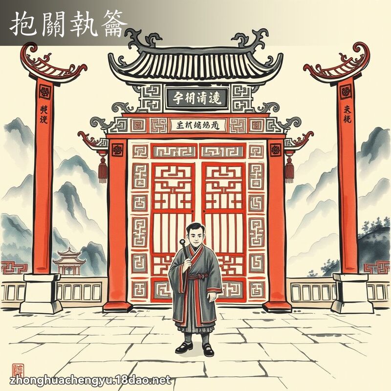 抱關執籥 配图