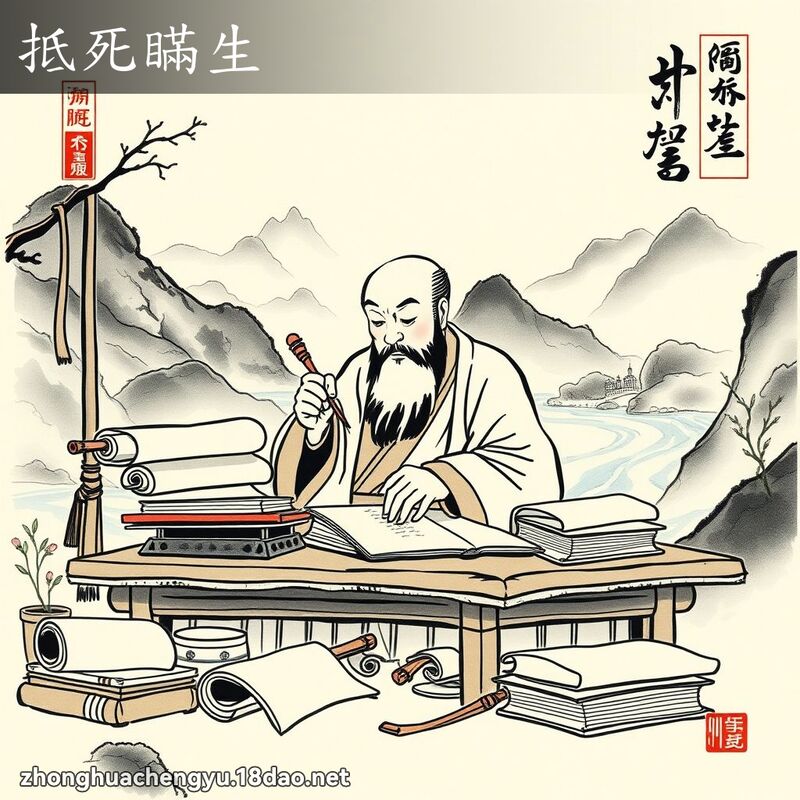 抵死瞞生 配图