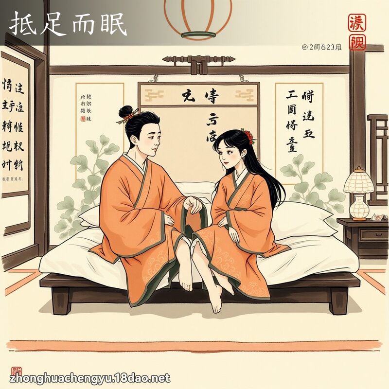 抵足而眠 配图