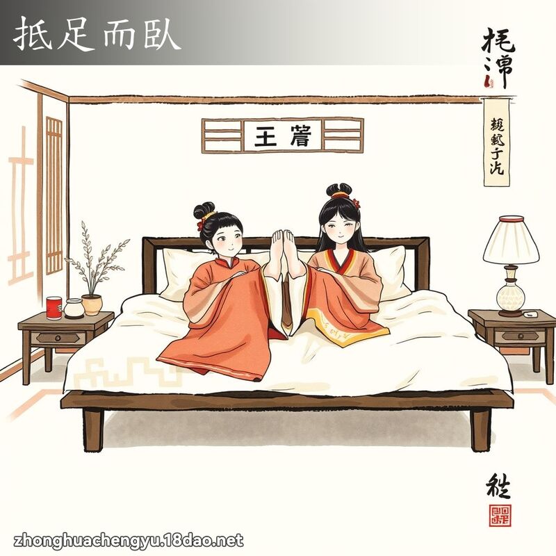 抵足而臥 配图
