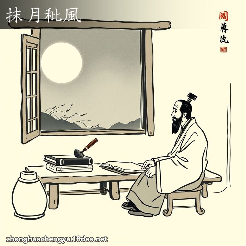 抹月秕風 配图