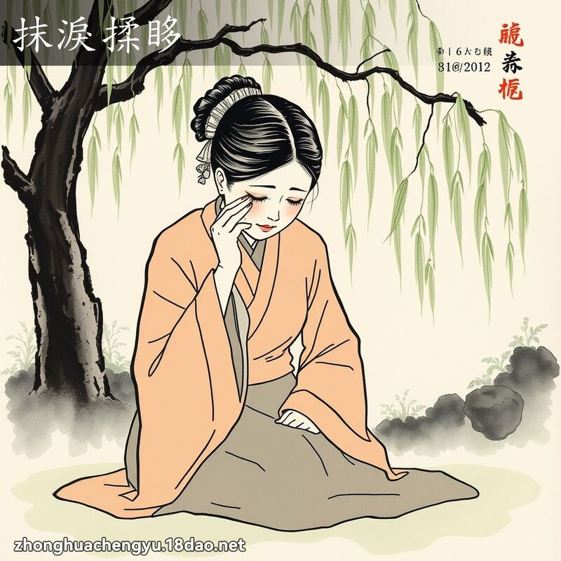 抹淚揉眵 配图
