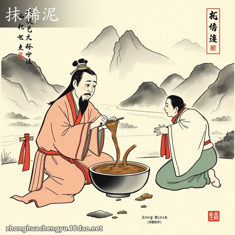 抹稀泥 配图
