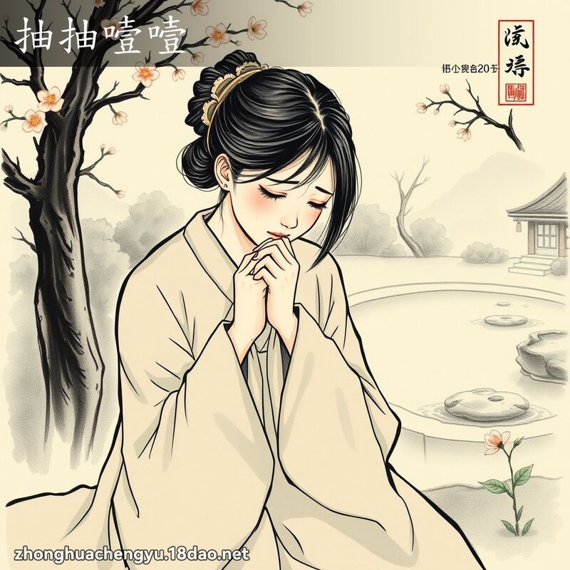 抽抽噎噎 配图