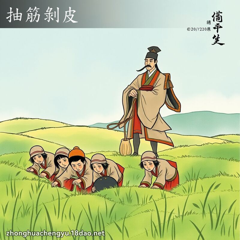 抽筋剝皮 配图