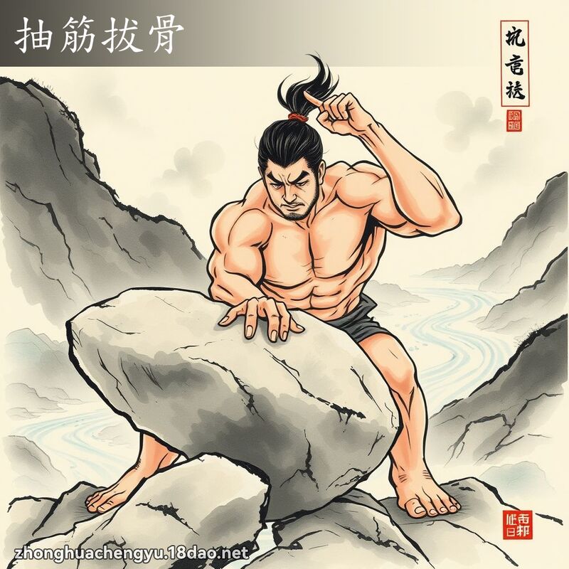 抽筋拔骨 配图