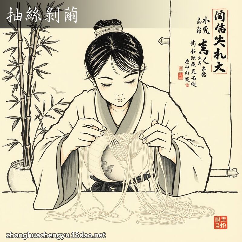 抽絲剝繭 配图