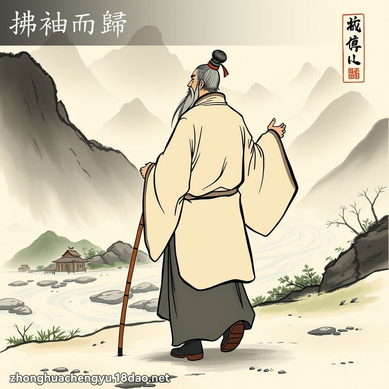 拂袖而歸 配图