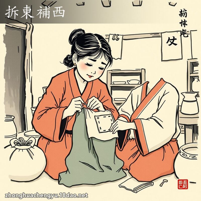 拆東補西 配图