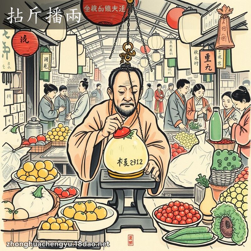 拈斤播兩 配图