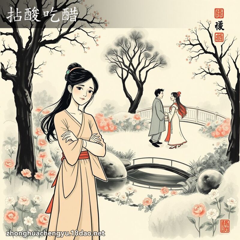 拈酸吃醋 配图