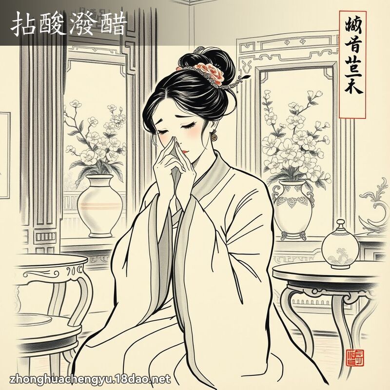 拈酸潑醋 配图