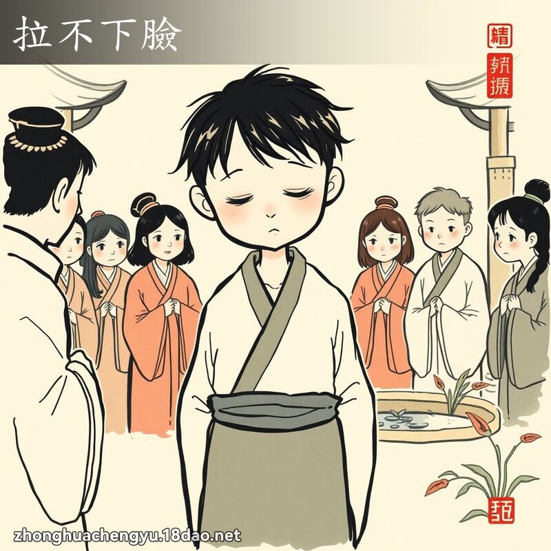 拉不下臉 配图