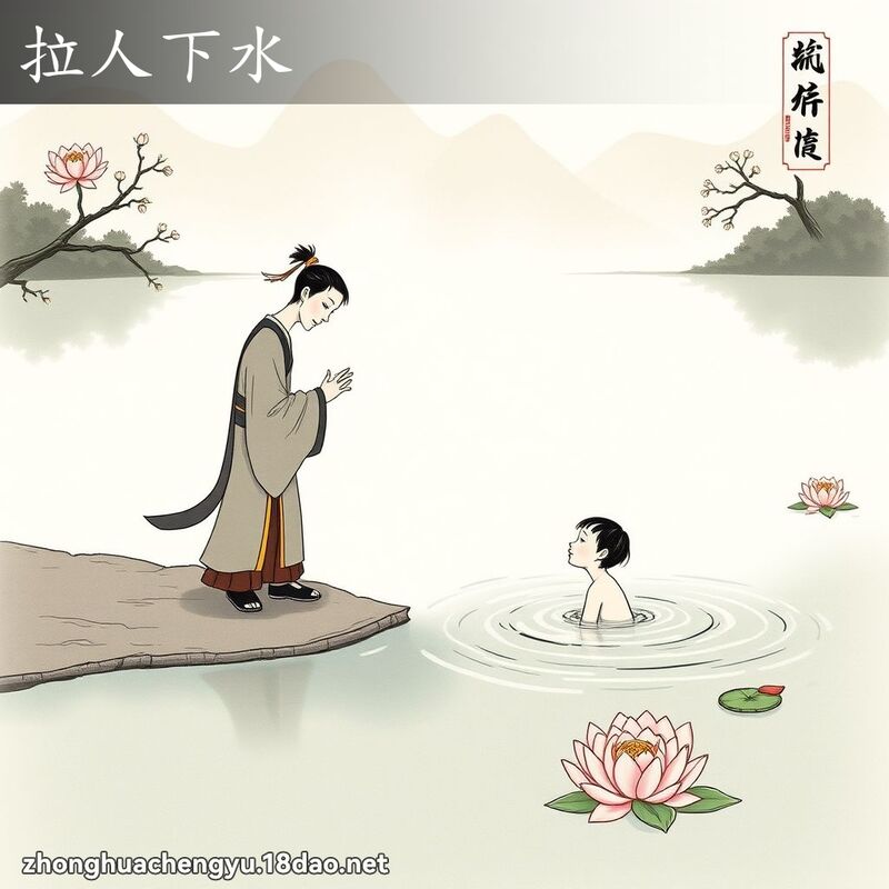 拉人下水 配图