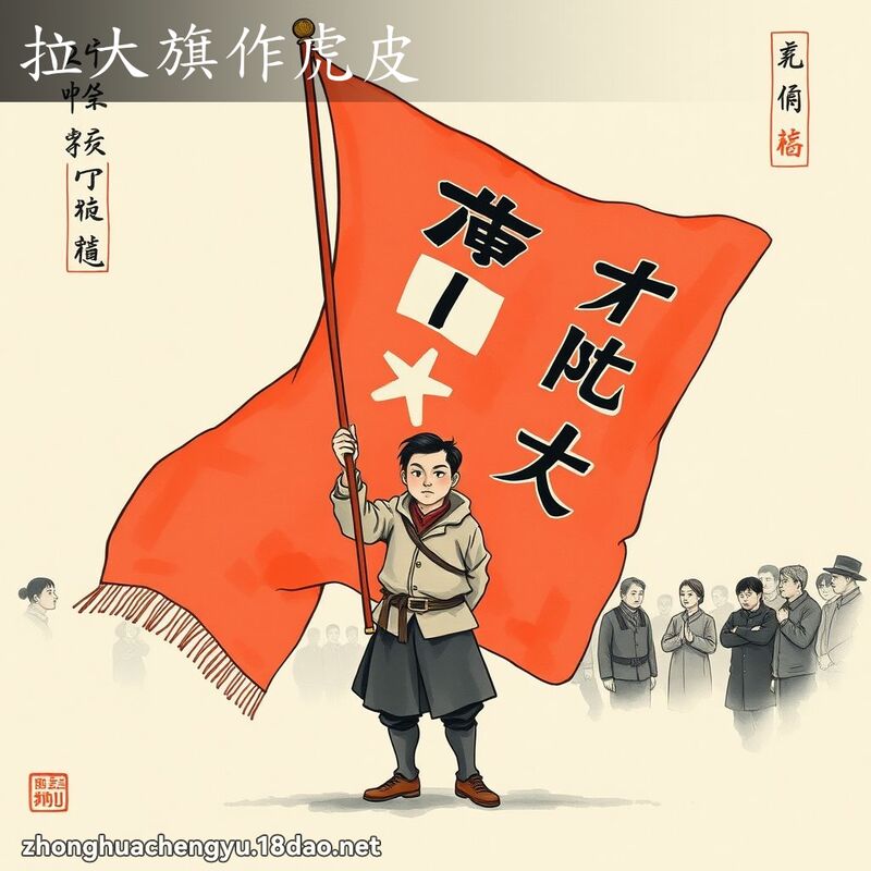 拉大旗作虎皮 配图