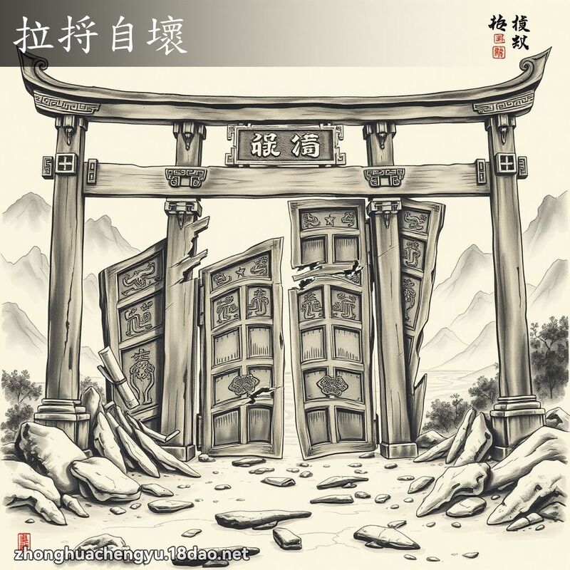 拉捋自壞 配图