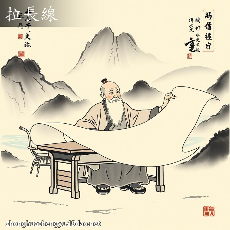 拉長線 配图