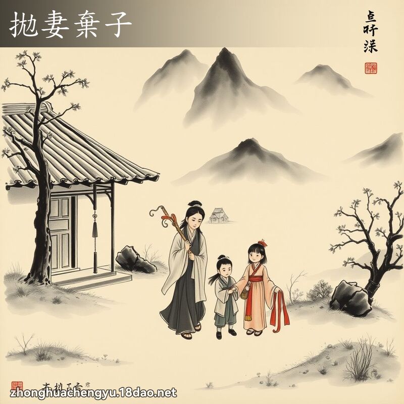 拋妻棄子 配图