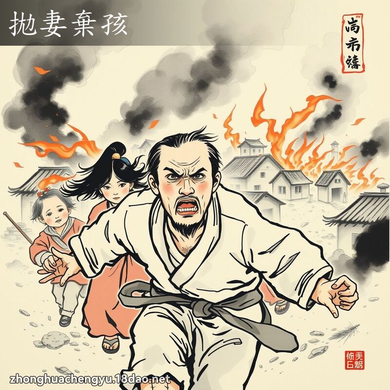 拋妻棄孩 配图