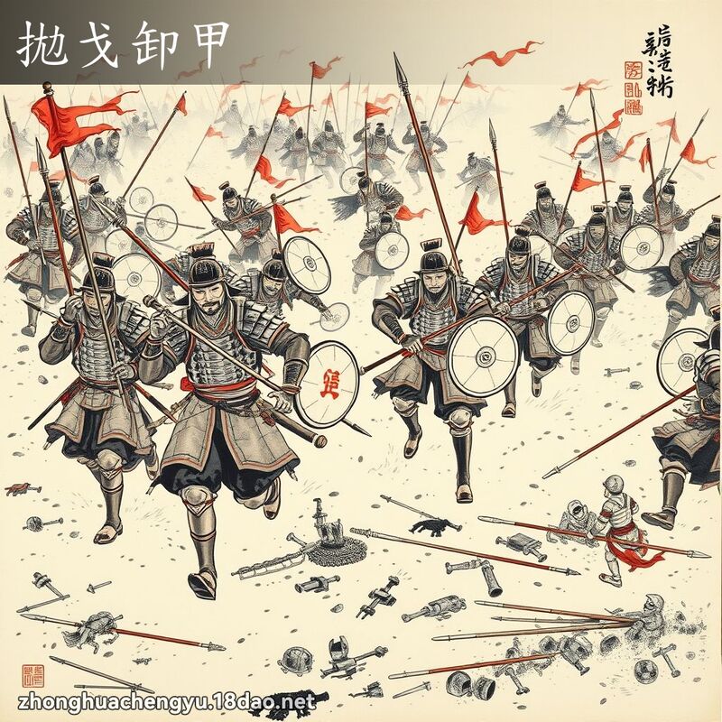 拋戈卸甲 配图