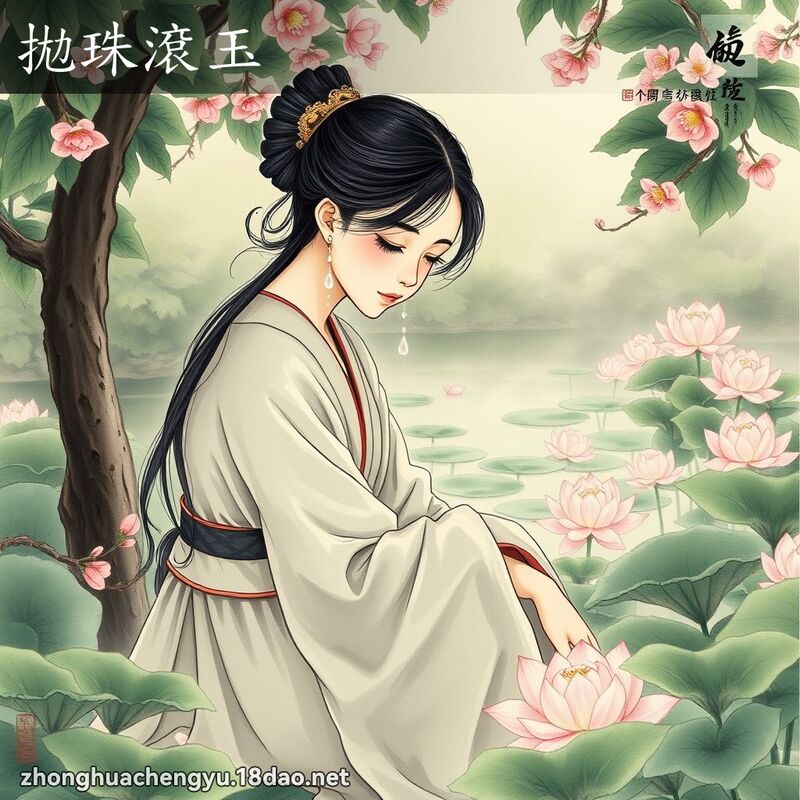 拋珠滾玉 配图