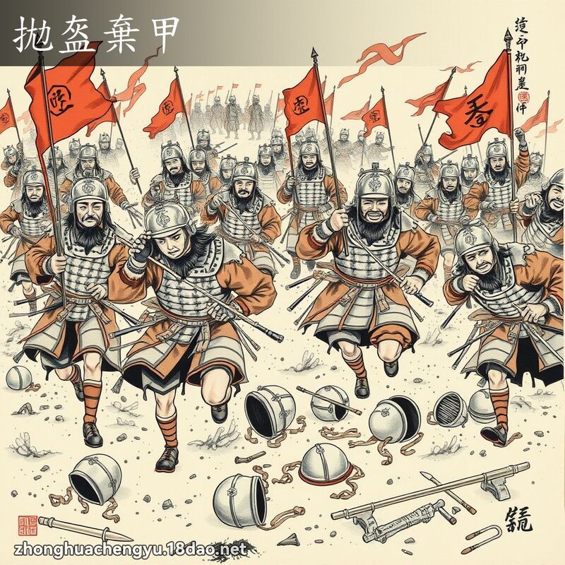 拋盔棄甲 配图