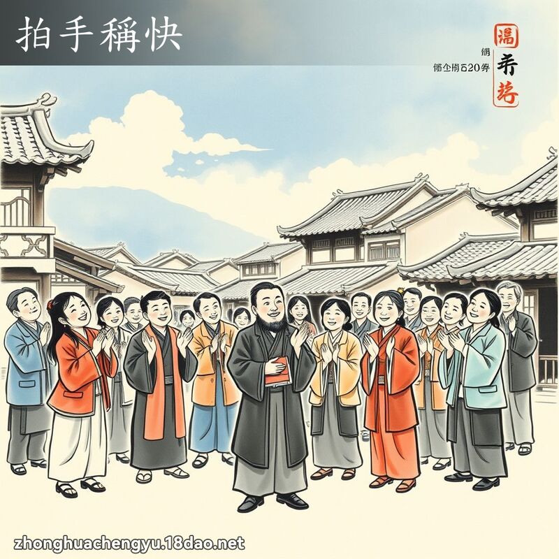 拍手稱快 配图