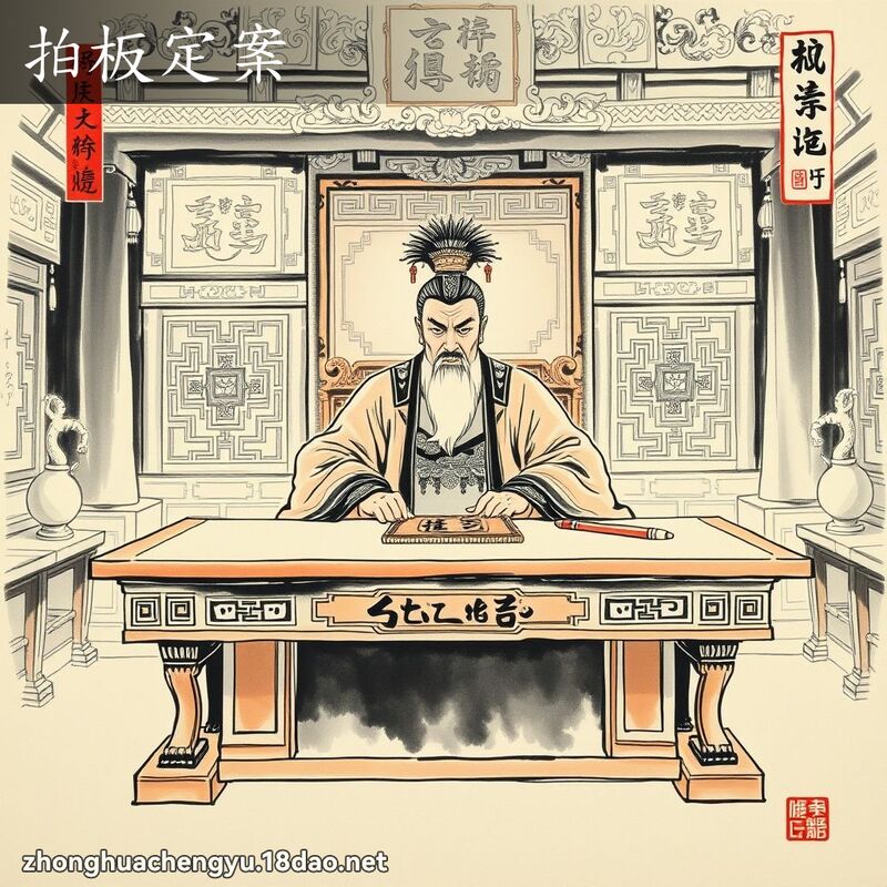 拍板定案 配图