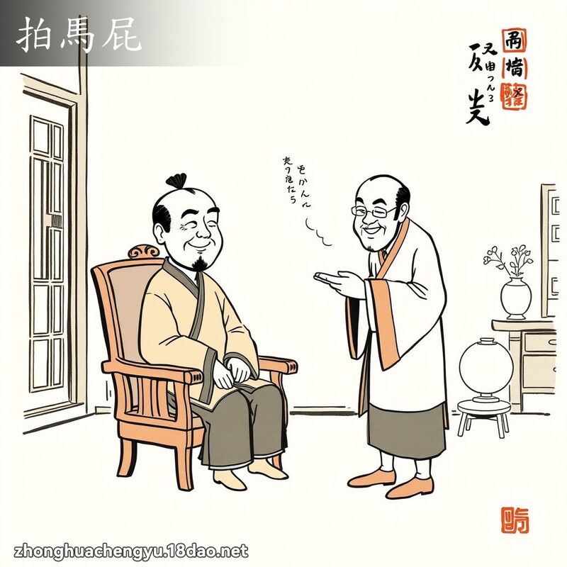 拍馬屁 配图