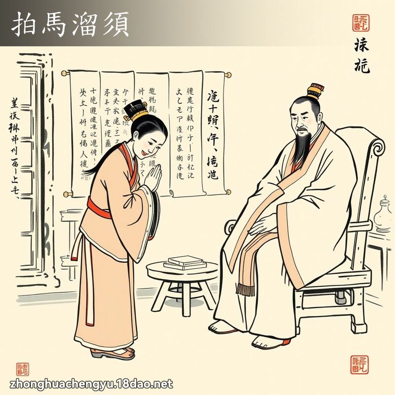 拍馬溜須 配图