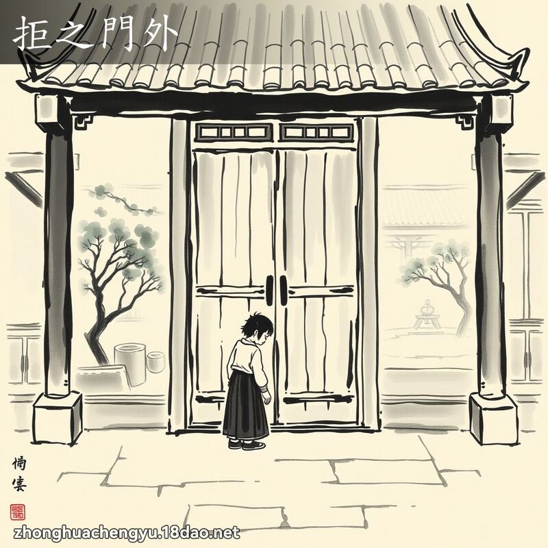 拒之門外 配图