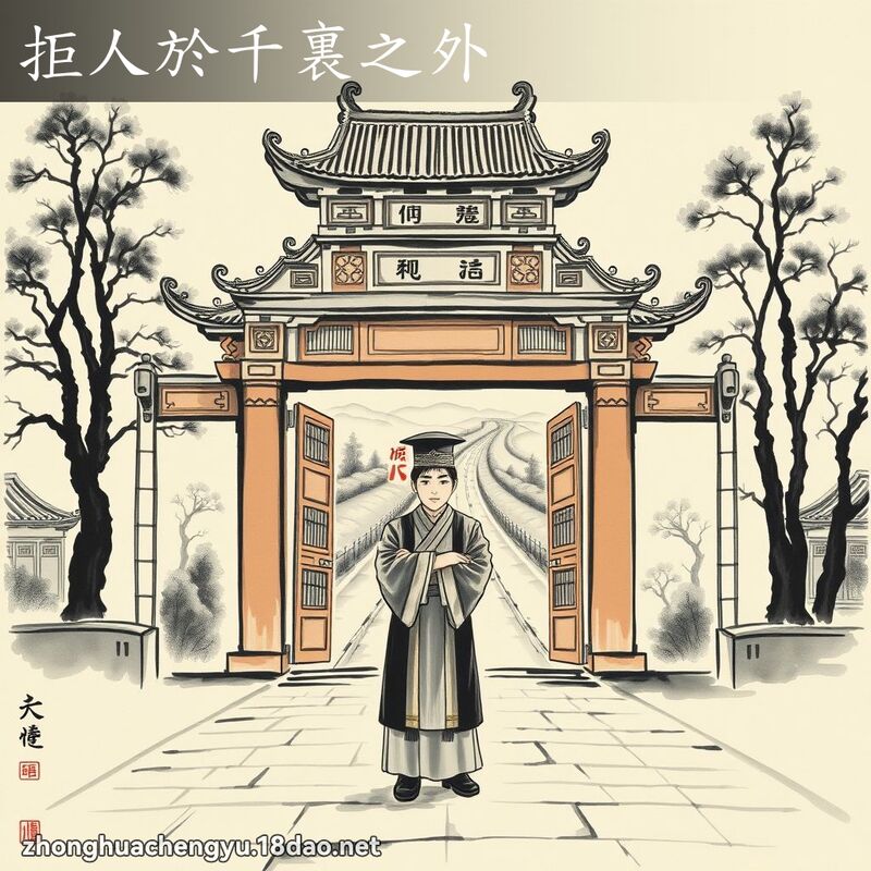 拒人於千裏之外 配图