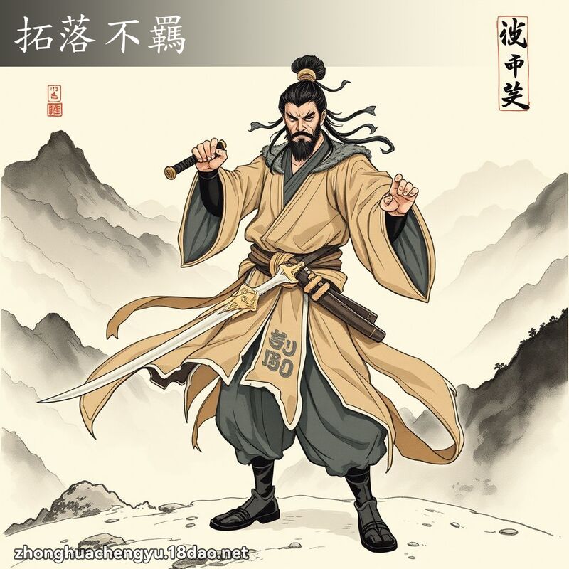 拓落不羈 配图