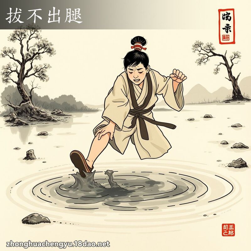 拔不出腿 配图