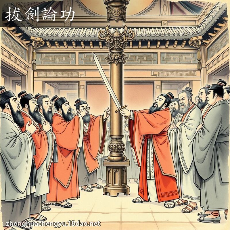 拔剑论功 配图