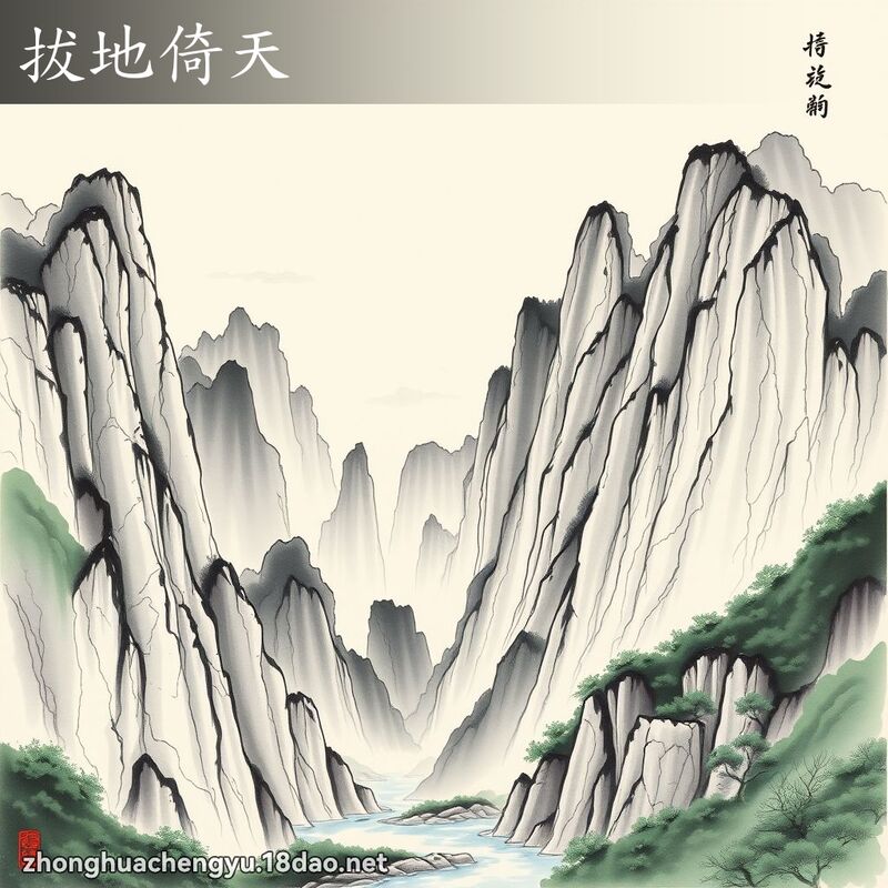 拔地倚天 配图