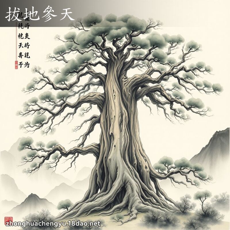 拔地参天 配图