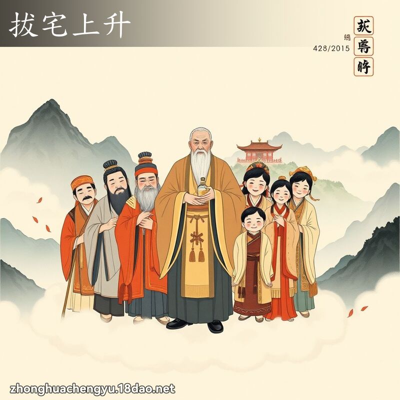 拔宅上升 配图